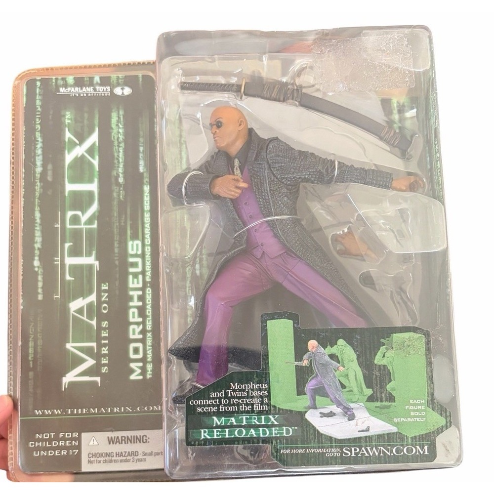 The Matrix Reloaded Series One - Morpheus Action Figure McFarlane Toys